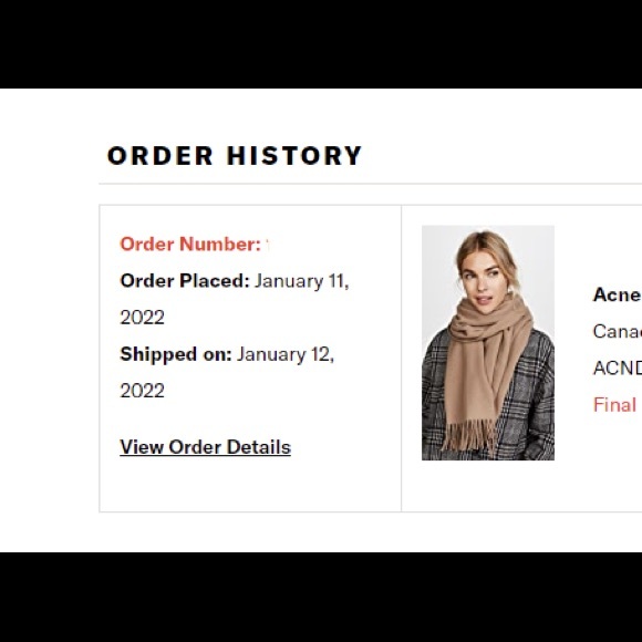 Acne Studios wool scarf - Picture 3 of 4